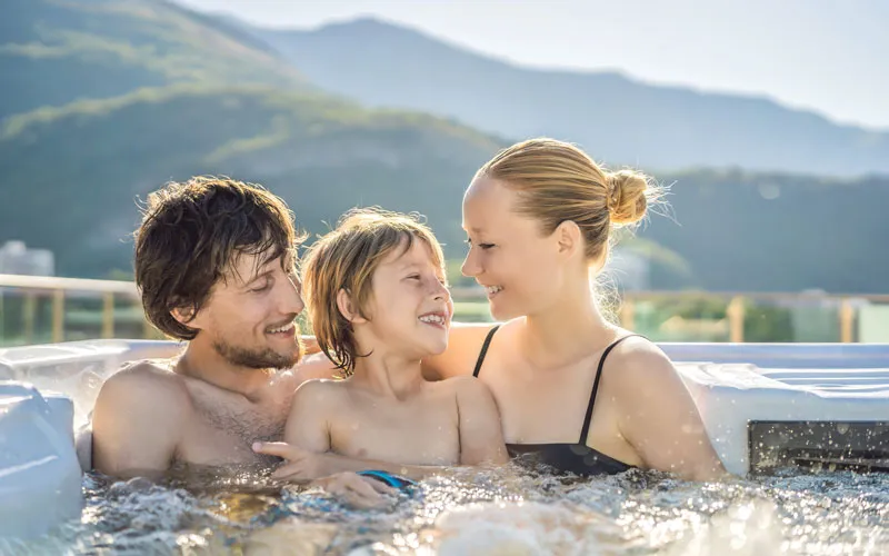 viking spas family therapy hot tubs